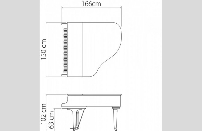 Kawai GL30 Aures2 Grand Piano Polished Ebony - Image 4